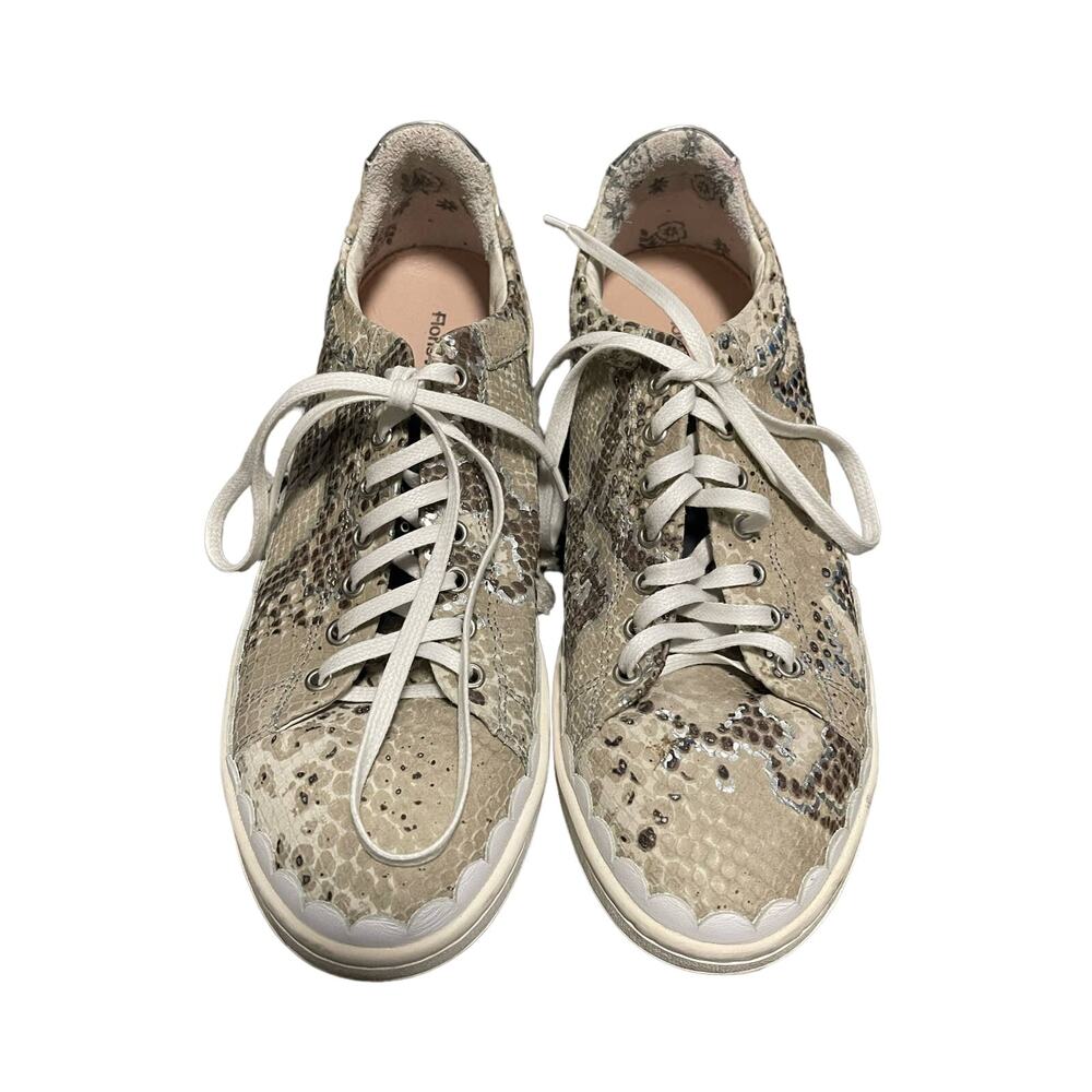 Floris Van Bommel Snake Print Sneakers Sz 39.5